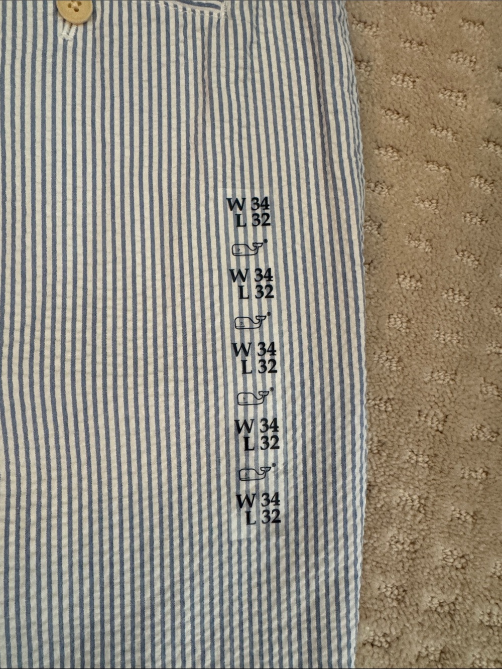 NWT Vineyard Vines Men's Seersucker Pants - Picture 3 of 6